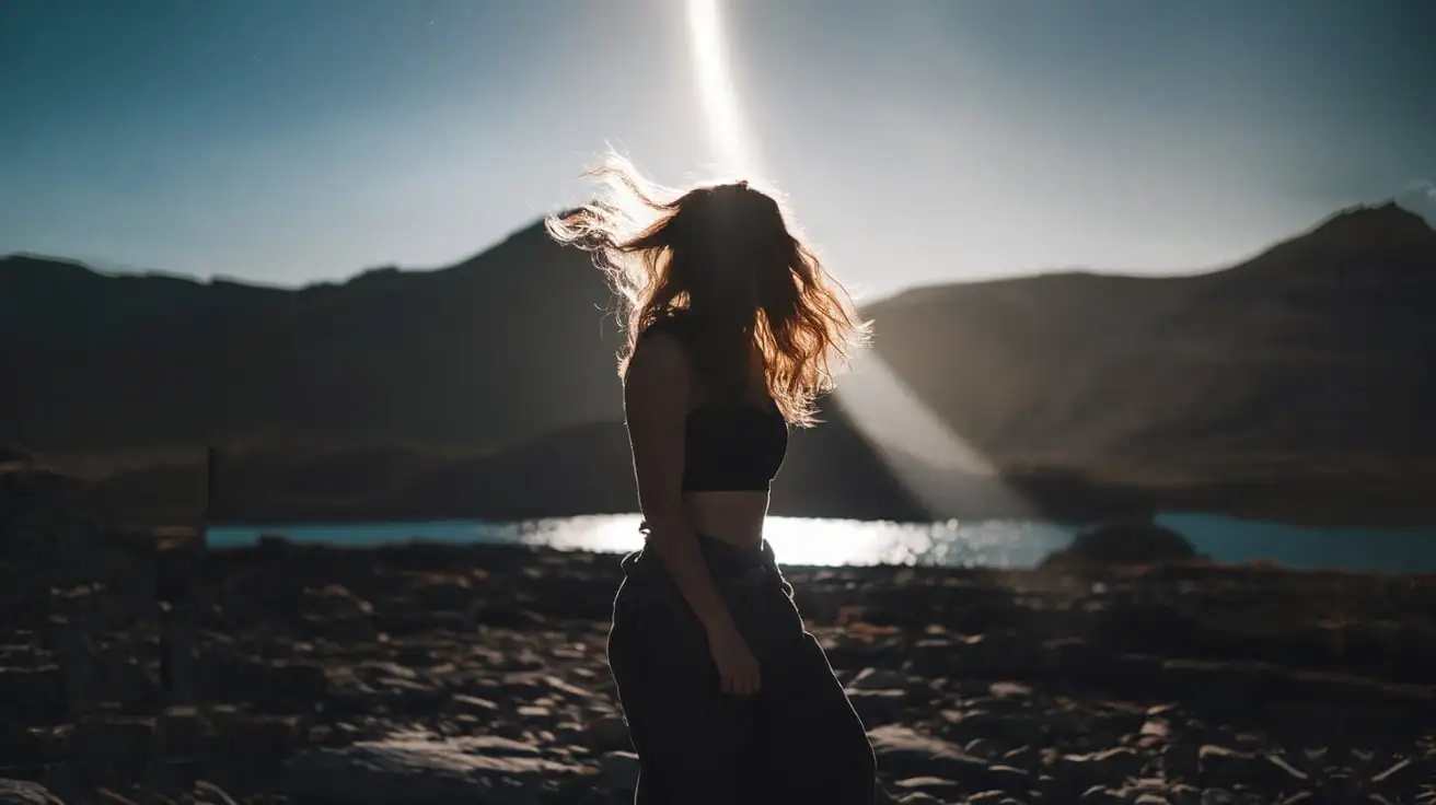 Silhouette-of-a-Woman-in-Dramatic-Light