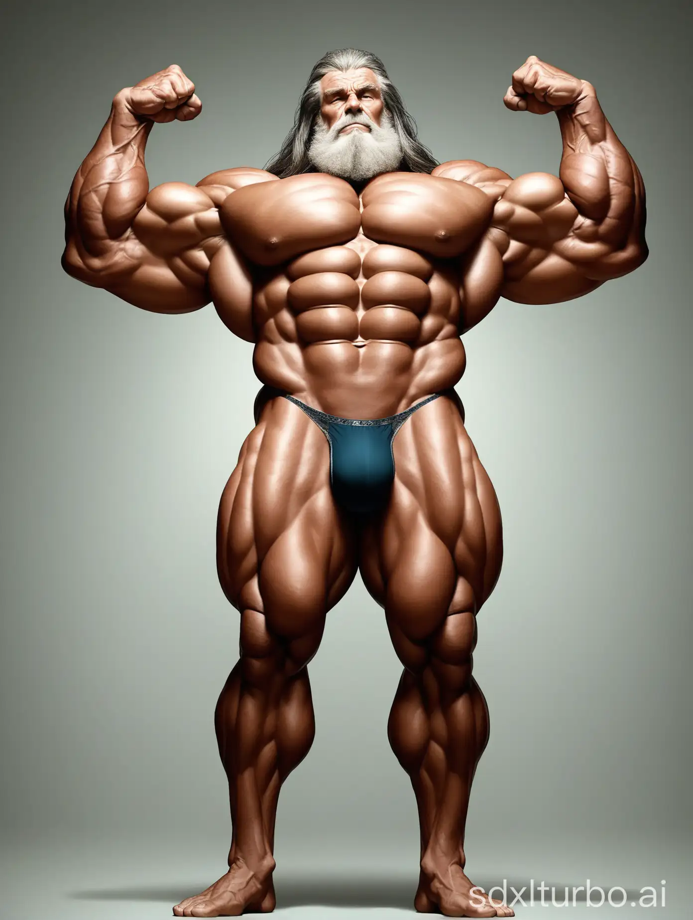 Imposing-Giant-Elderly-Man-Displaying-Incredible-Musculature