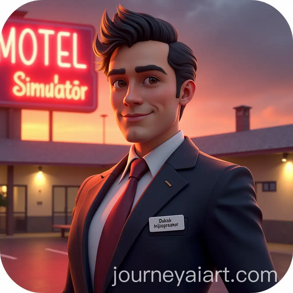 Realistic-3D-Hotel-Manager-in-Sunset-Motel-Setting
