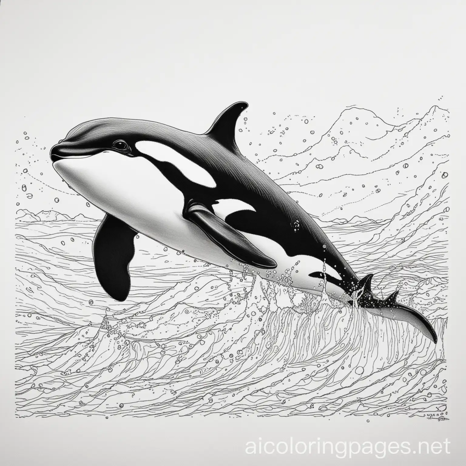 Orca-Swimming-in-the-Ocean-Coloring-Page-for-Kids