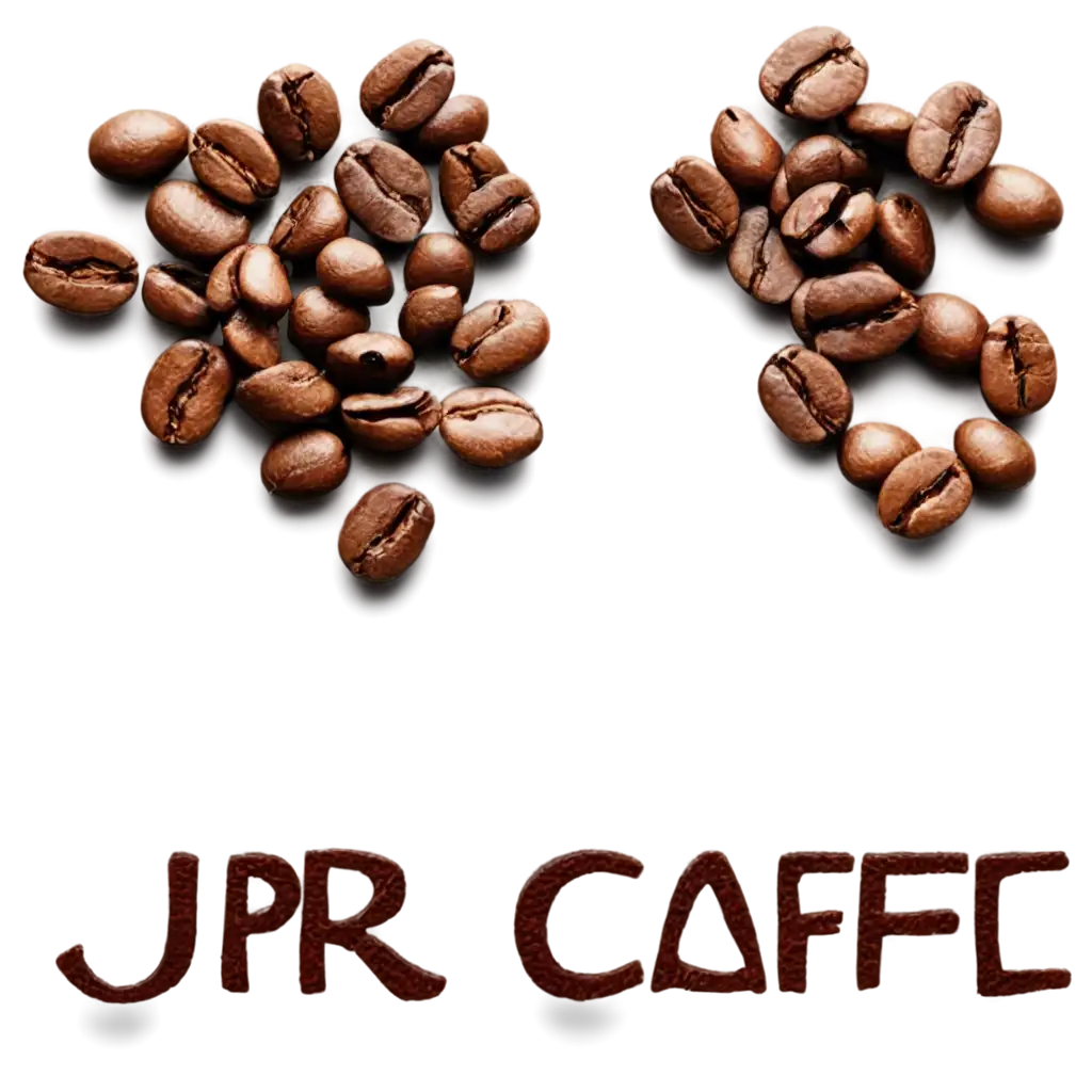 PNG-Image-of-Brand-Logo-Featuring-Three-Distinct-Coffee-Beans-for-JR-Caf