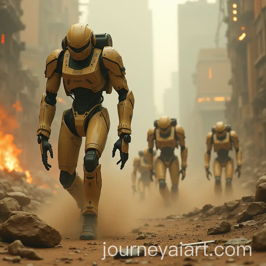 Cyberpunk-PostApocalyptic-SciFi-War-Scene-with-MasterChief-Like-Robots