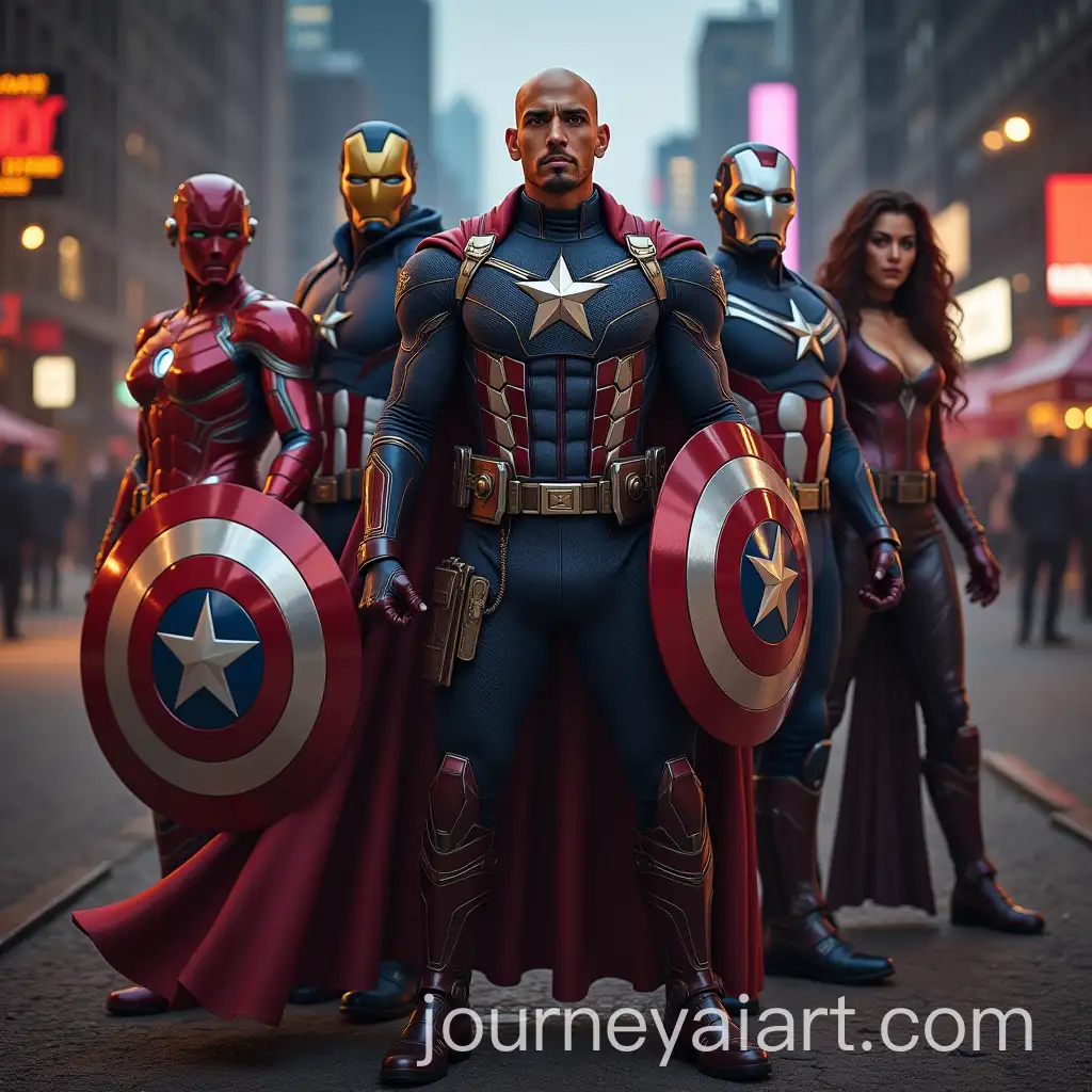 Shaktimaan-Posing-with-Avengers-in-Dynamic-Action-Pose