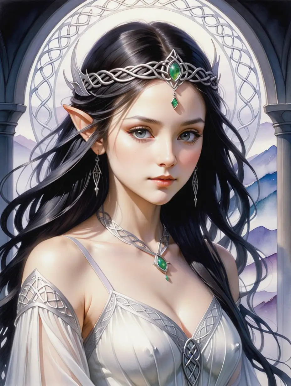 Ethereal-Elven-Princess-in-Mystical-Watercolor-Setting