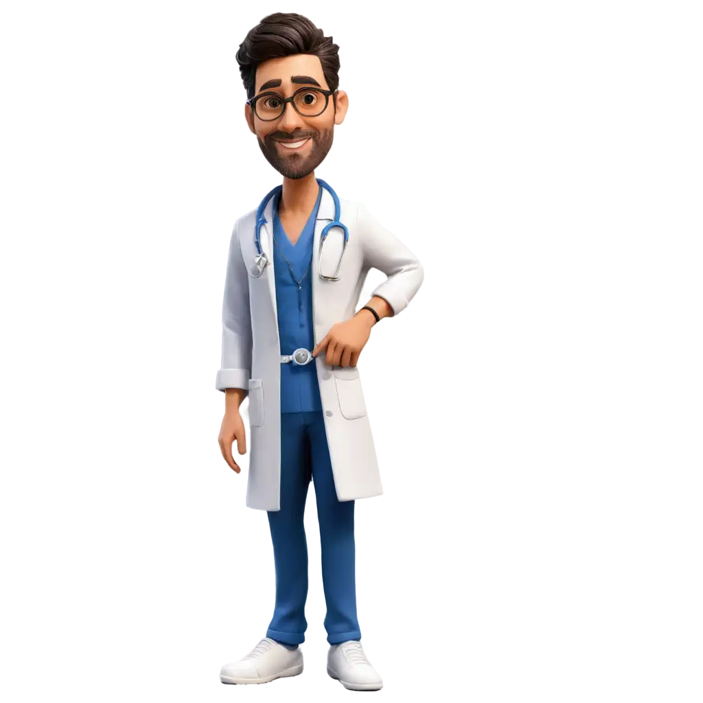 Creative-Doctor-Caricature-PNG-Expressive-and-Professional-Image-Concept