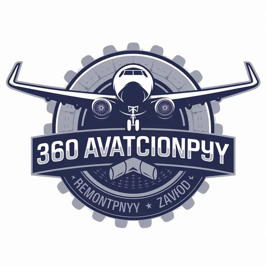 LOGO-Design-for-360-Aviatsionnyy-Remontnyy-Zavod-Vector-Design-with-Airplane-Symbol-for-Airplane-Industry