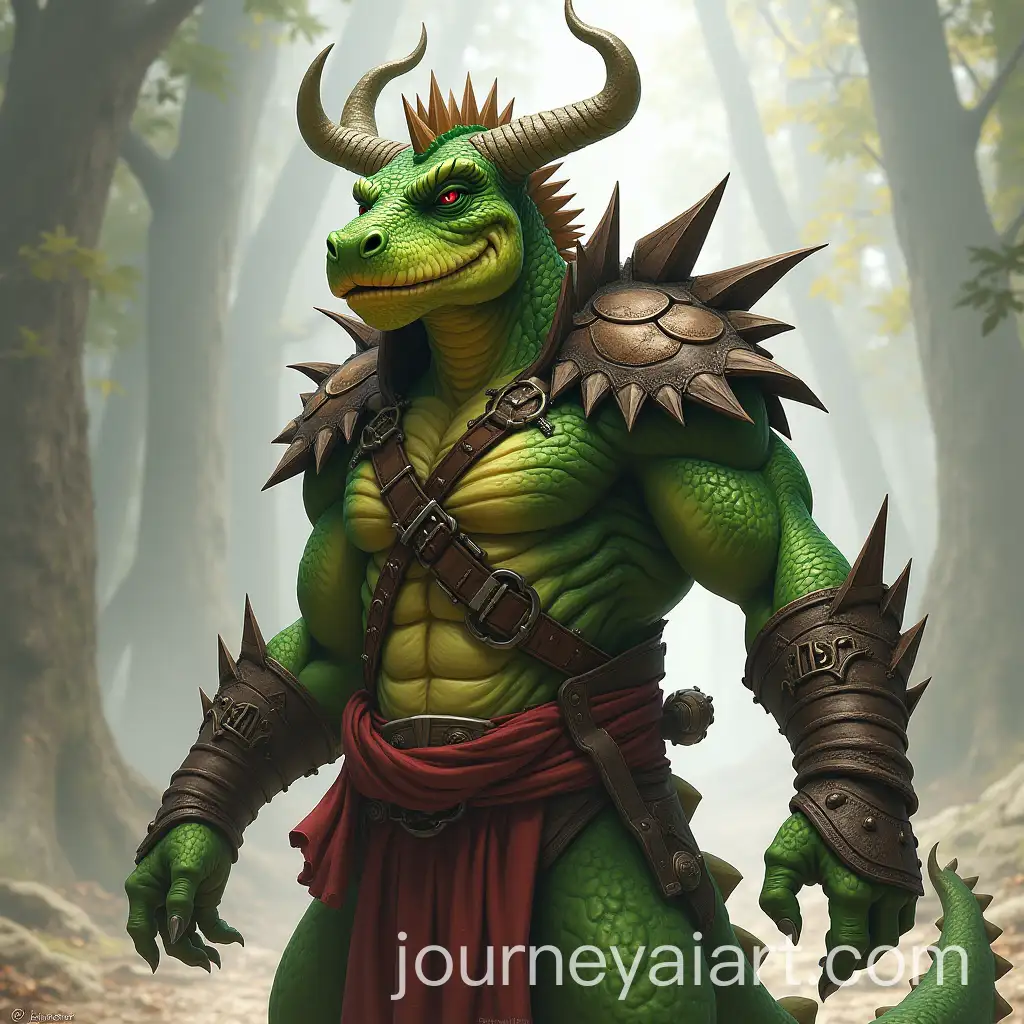 YoshiInspired-Dragonborn-Character-for-Dungeons-Dragons
