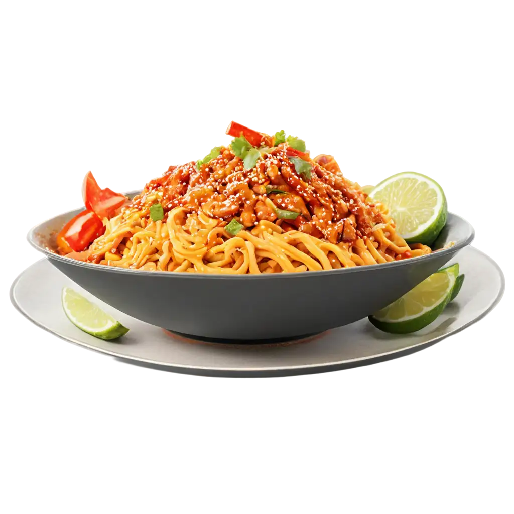 Delicious-Peri-Peri-Noodles-PNG-A-Vivid-Culinary-Delight-for-Your-Designs