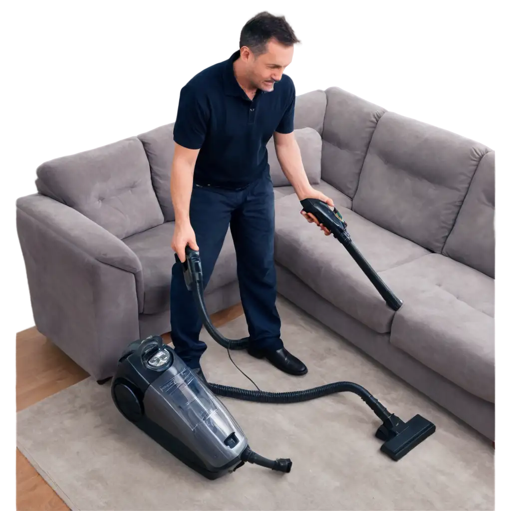 Service-Man-Cleaning-Large-Sofa-with-Vacuum-PNG-Image-for-HighQuality-Visuals