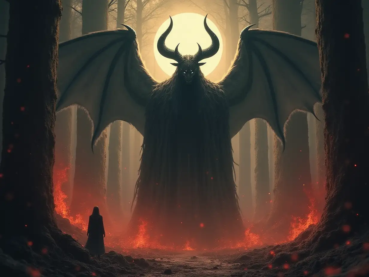 Just asked AI THIS Question: If you were Satan and wanted to destroy America, how would you do it? The image captures the sense of mystery and grandeur, drawing the viewer into the enchanting world of fantasy and adventure.