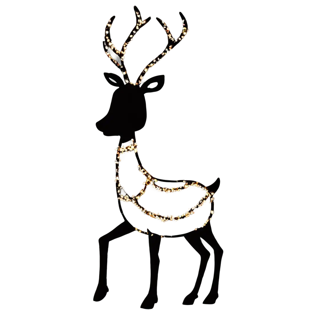 Sparkling-Reindeer-Silhouette-with-Christmas-Lights-PNG-HighQuality-Image-for-Holiday-Designs