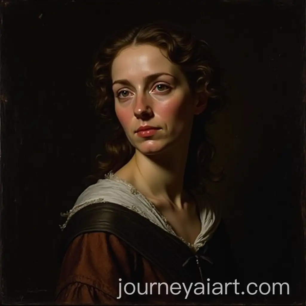 MiddleAged-Woman-in-VelazquezStyle-Oil-Portrait-with-Pensive-Expression