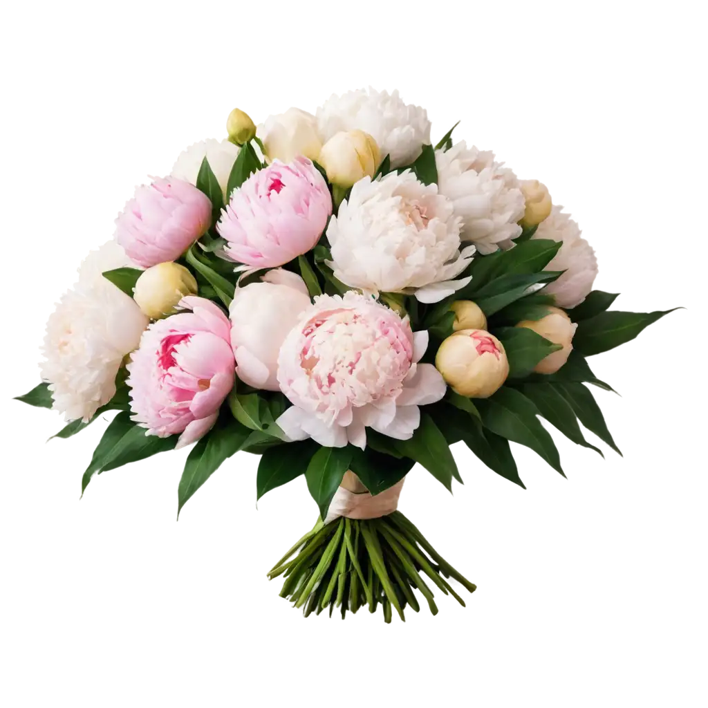 StunningPNG-Image-Optimization-PNG-Image-of-a-Large-Bouquet-of-White-and-Pink-Peonies-for-HighQuality-Design