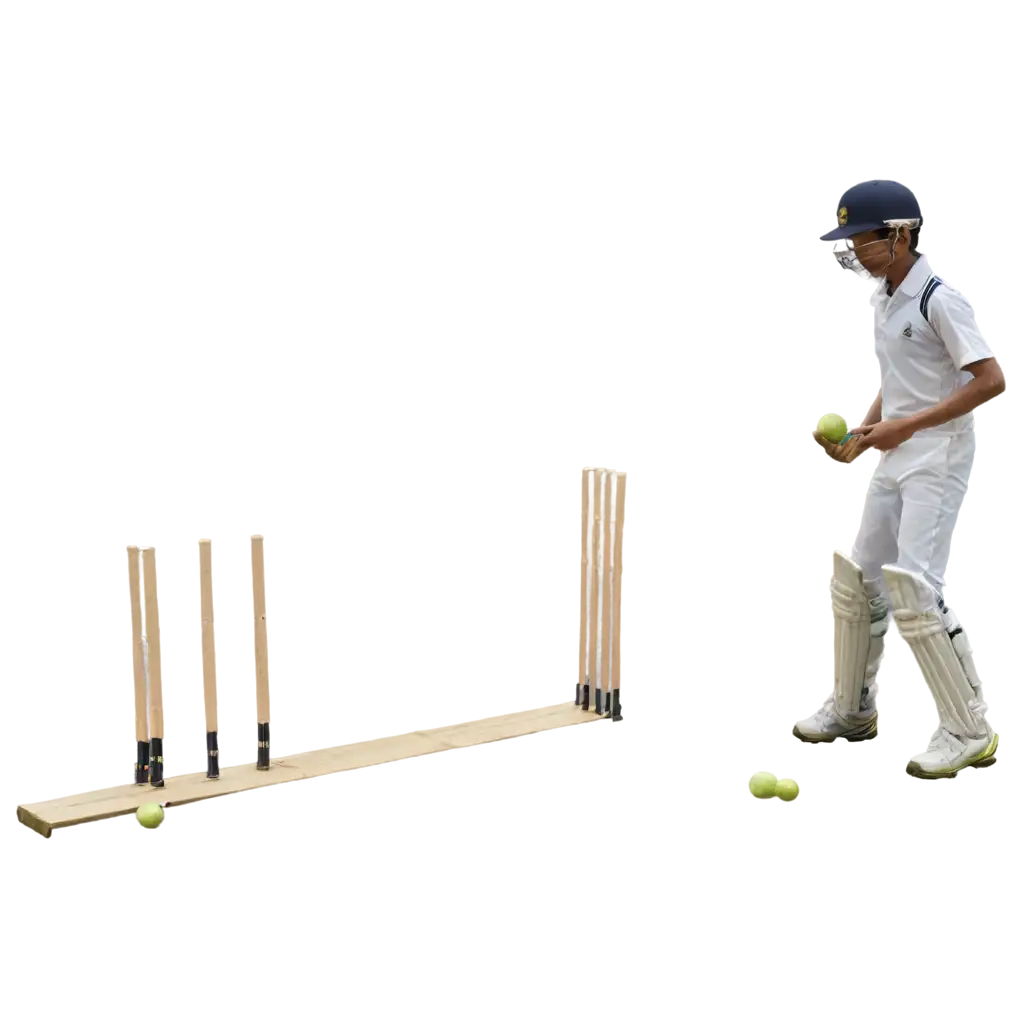 A child play cricket ground