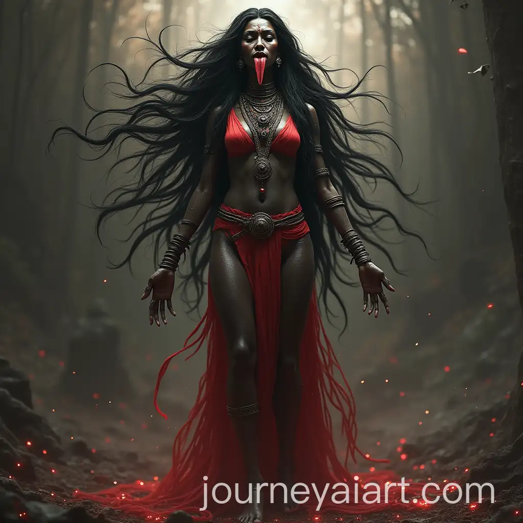 FullBody-Depiction-of-Hindu-Goddess-Kali-with-Wild-Hair-and-Red-Tongue