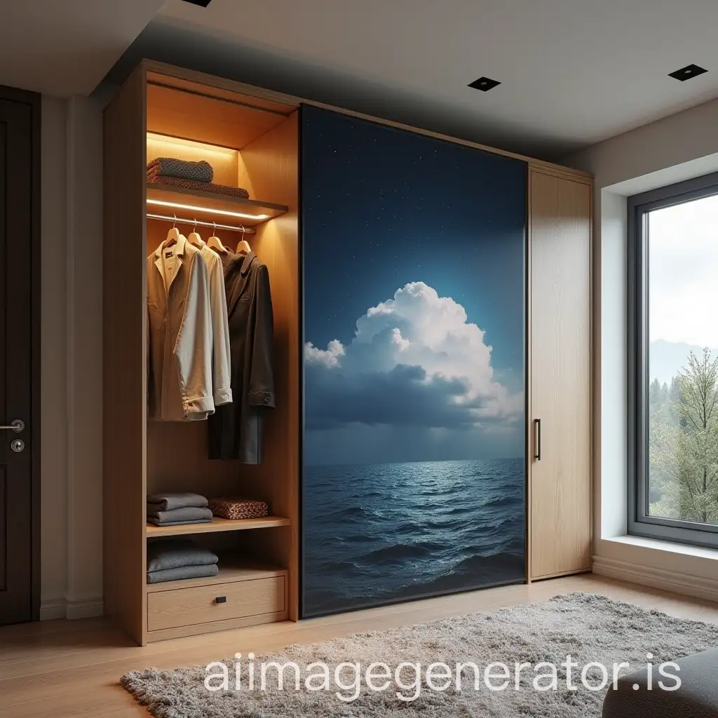 Smart-Connected-Wardrobe-with-Weather-Display-Screen