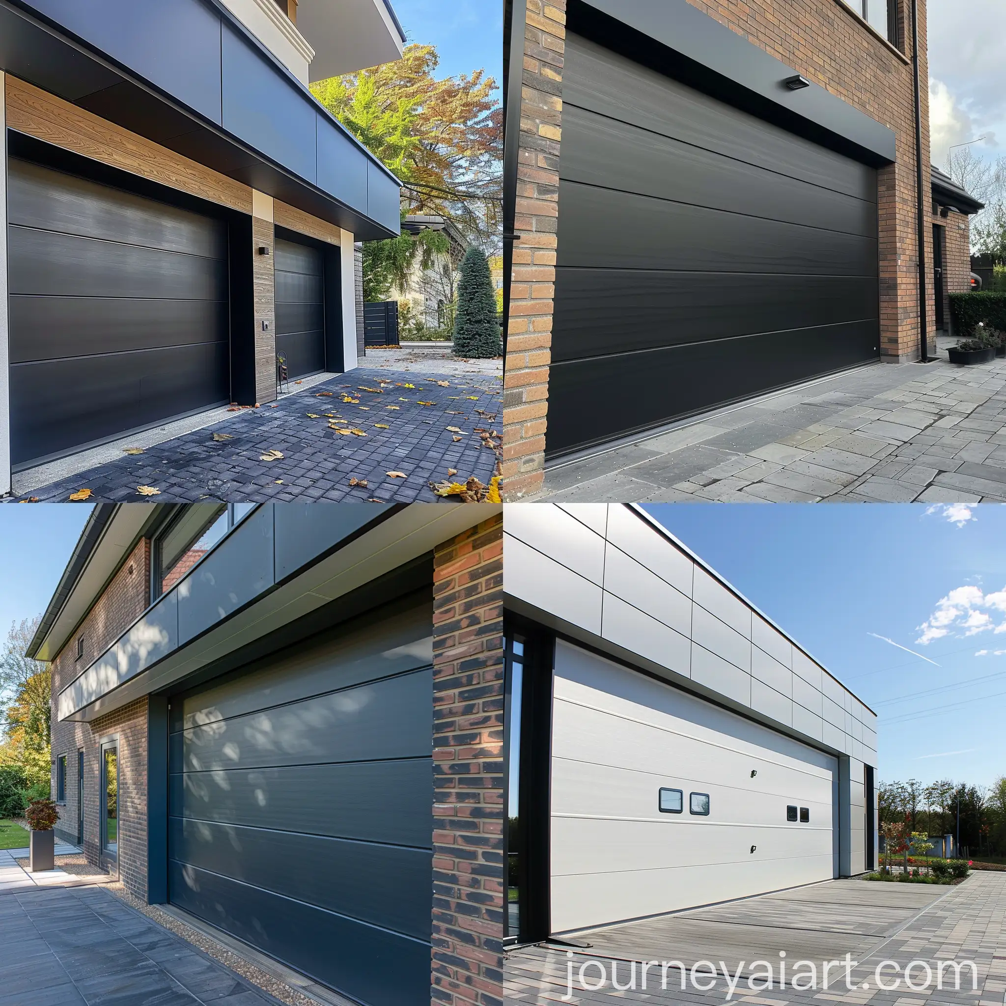 Modern-Sectional-Garage-Door-with-Linear-Design