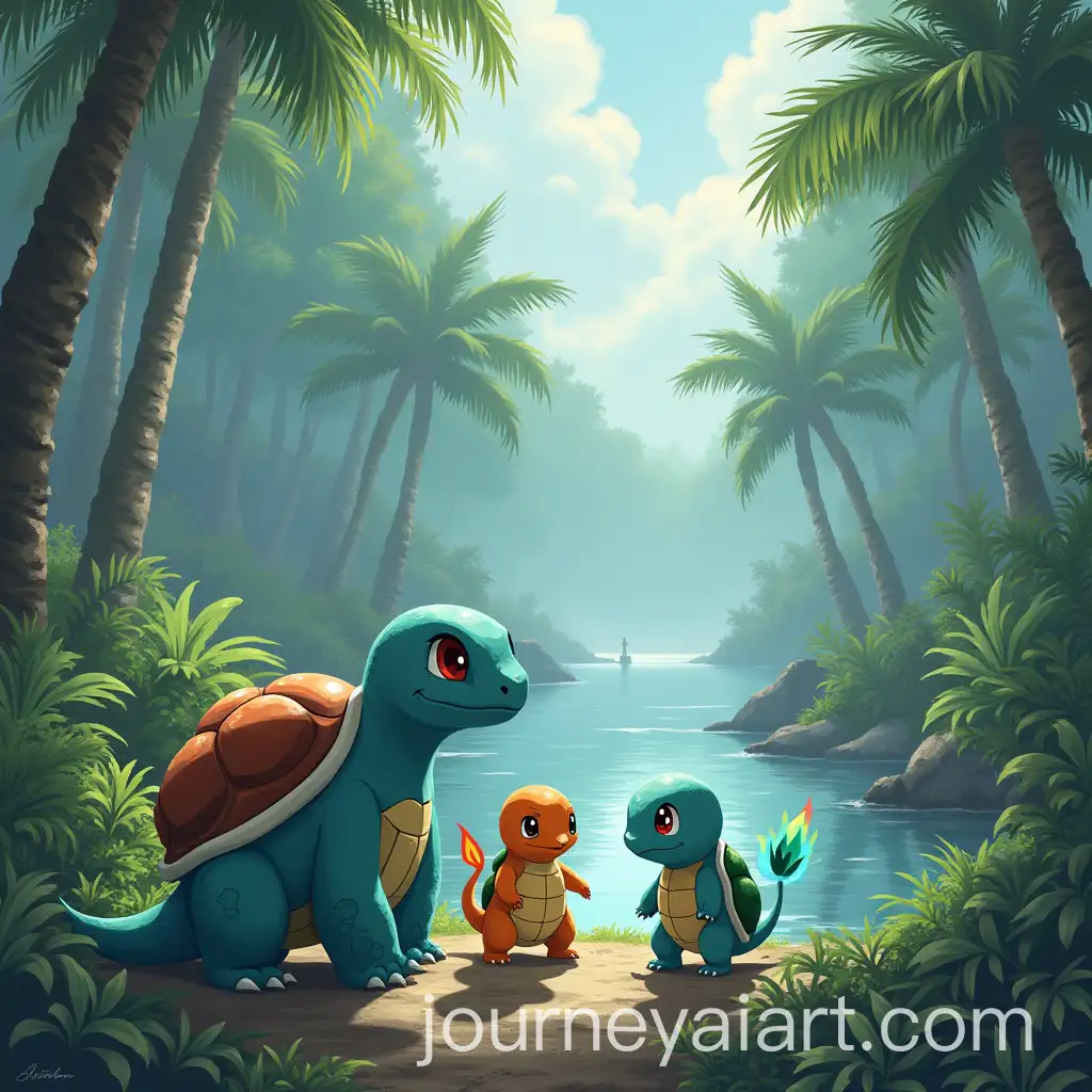 Pokmon-Evolutions-in-Tropical-Rainforest-Apocalyptic-and-Paradisiac-Settings