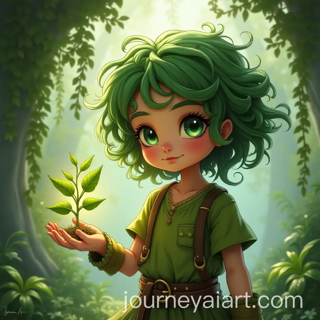 Magical-Child-with-Green-Hair-and-Plant-Powers