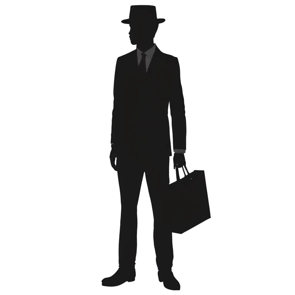 Silhouette-of-a-WellDressed-Man-PNG-Elegant-and-Versatile-Image-Format