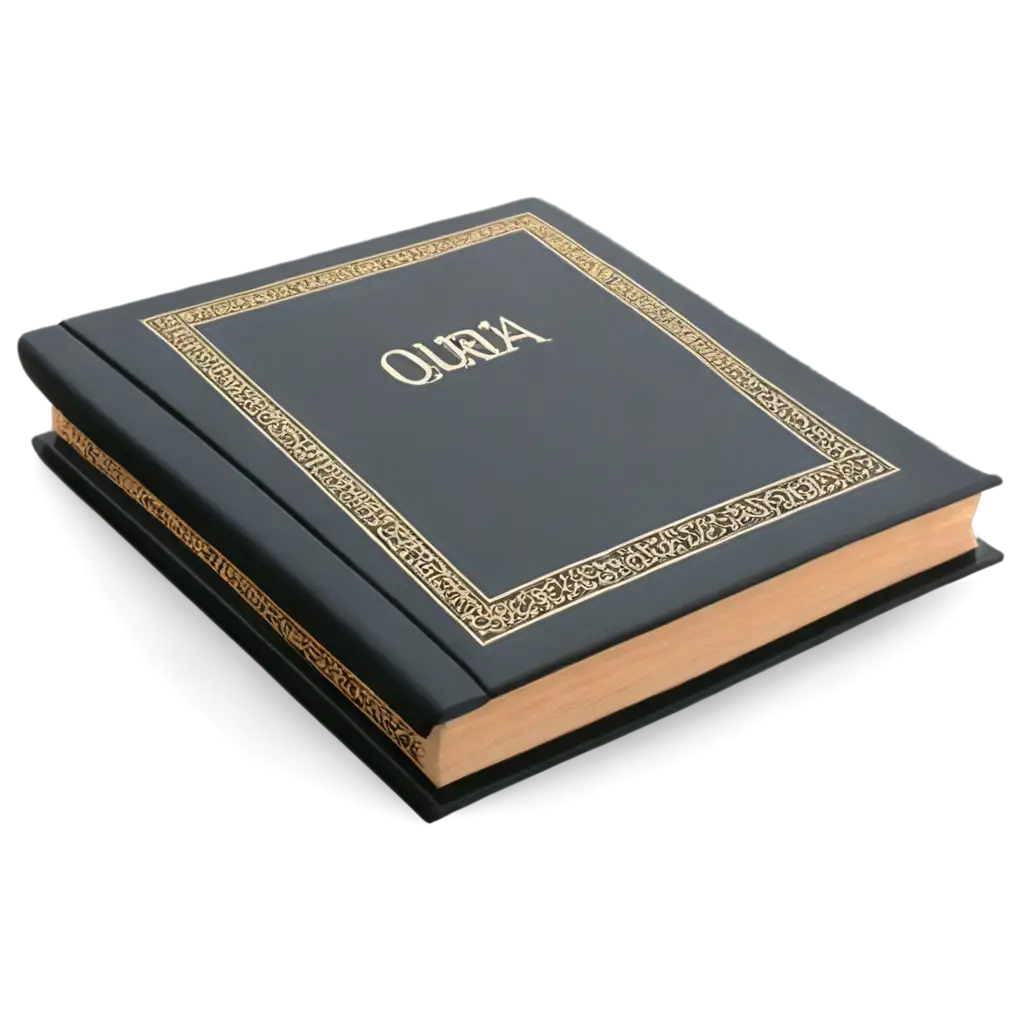 Realistic-Quran-Book-PNG-Image-Slanted-Design-for-Enhanced-Clarity