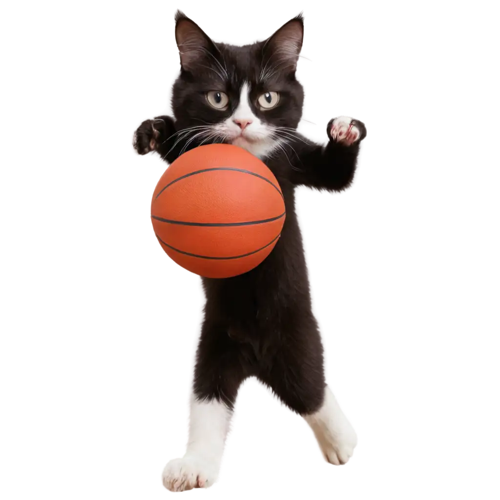 Dynamic-Cat-Playing-Basketball-PNG-Image-Captivating-Feline-Sports-Action