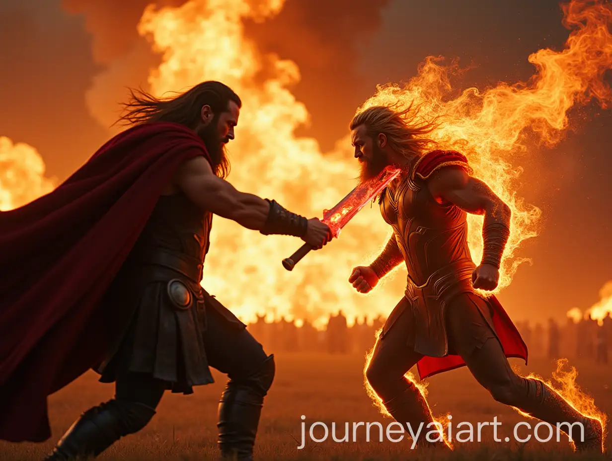Epic-Fantasy-Battle-Between-Thor-and-Fireman-in-Cinematic-Action-Scene