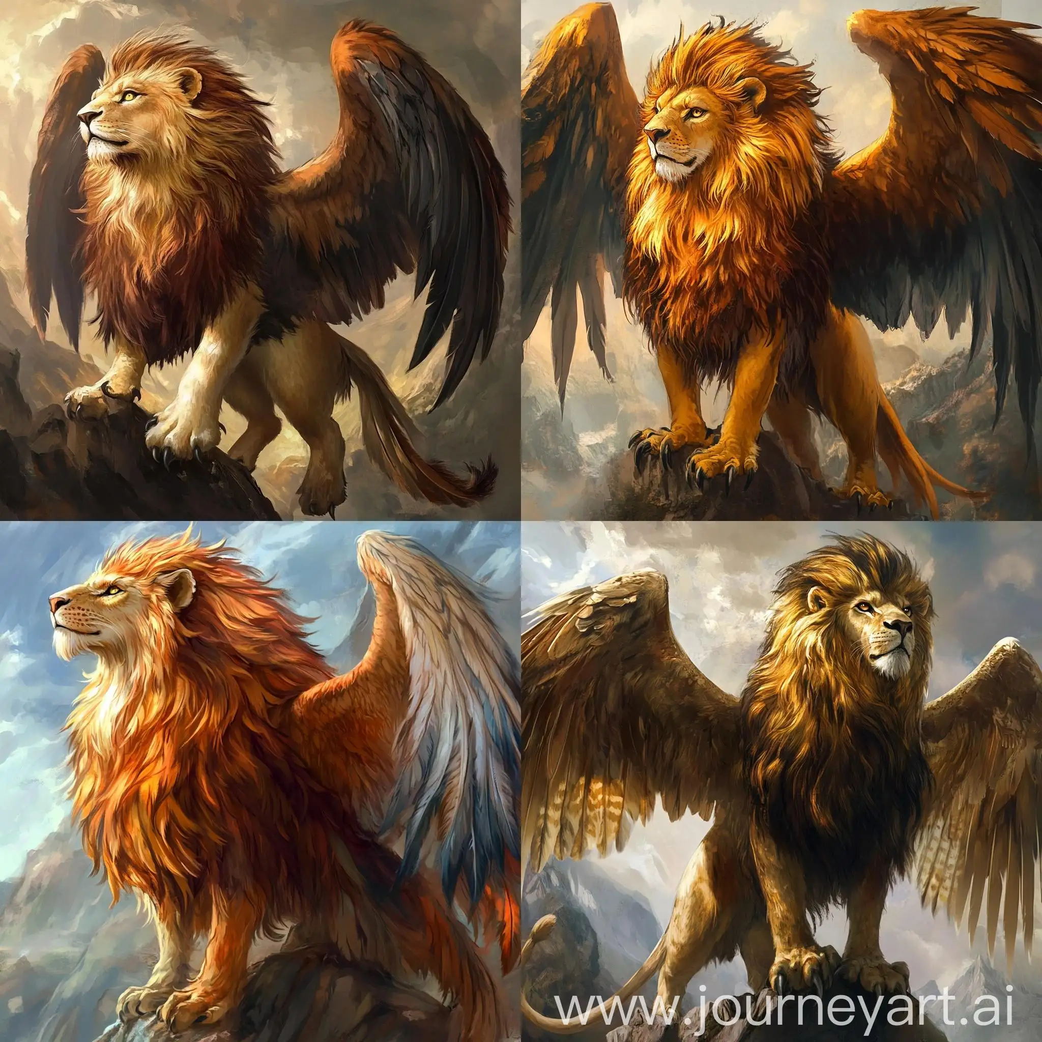 Majestic-Lion-Eagle-Hybrid-in-Dramatic-Savanna-Landscape