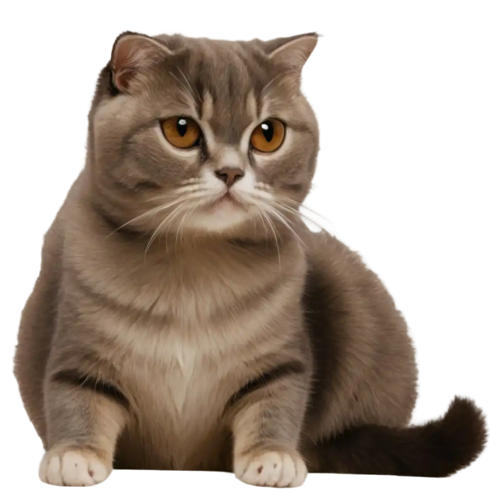 Beautiful-Scottish-Fold-Cat-Painting-in-PNG-Format-HighQuality-Digital-Art-for-Your-Collection