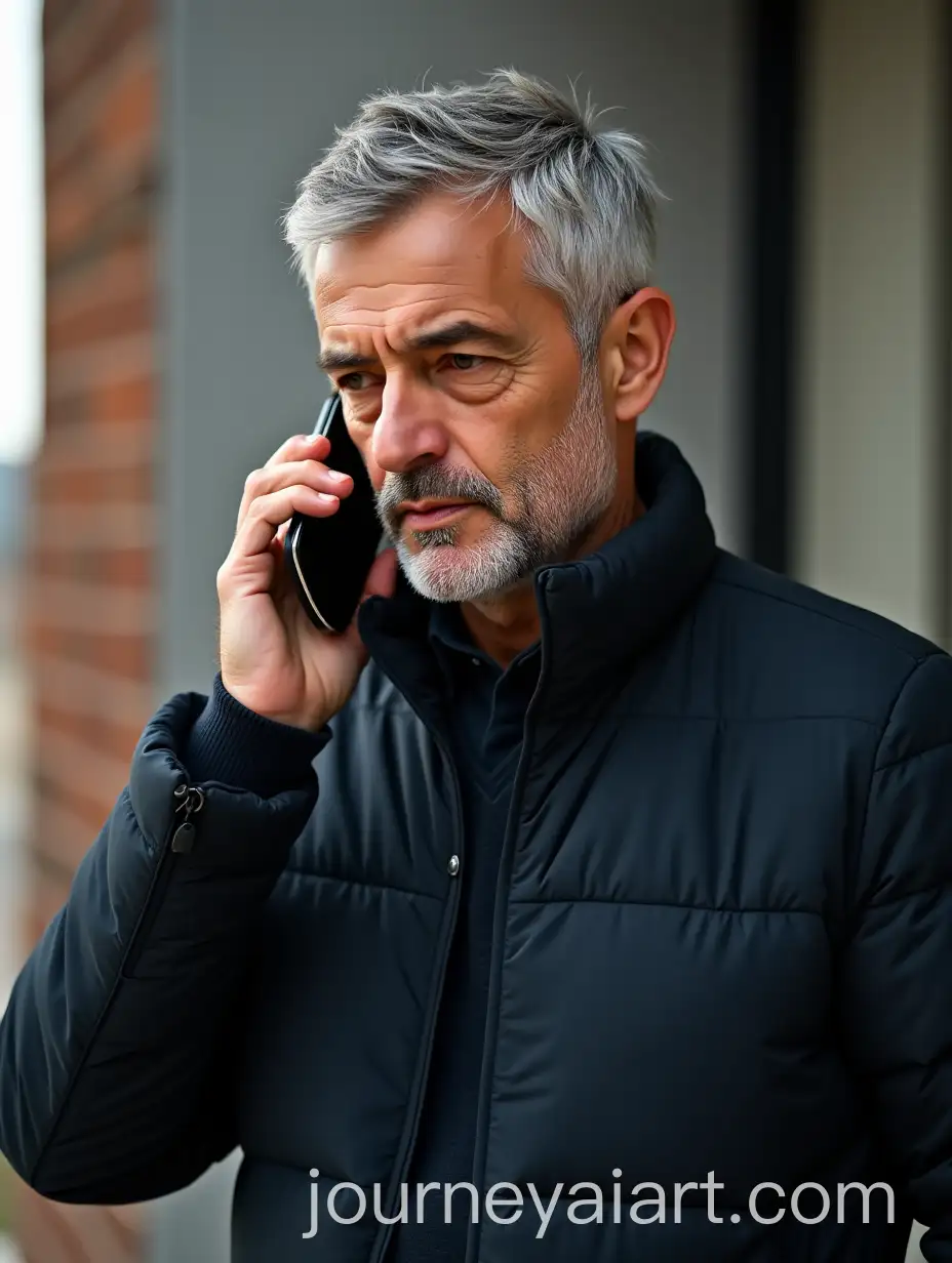 Jose-Mourinho-Talking-on-the-Phone-in-Casual-Setting