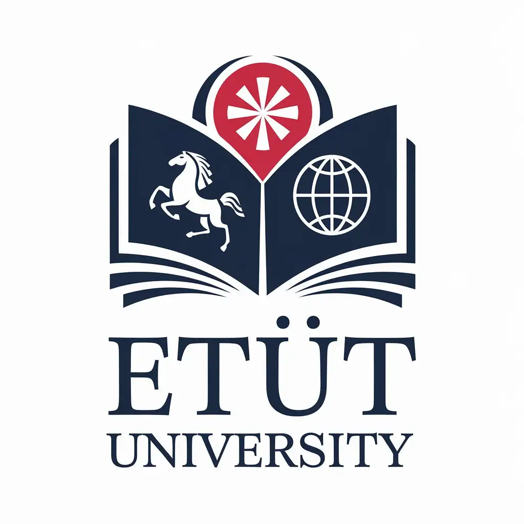 LOGO Design for ETUT University Vector Logo with Education Culture and International Themes