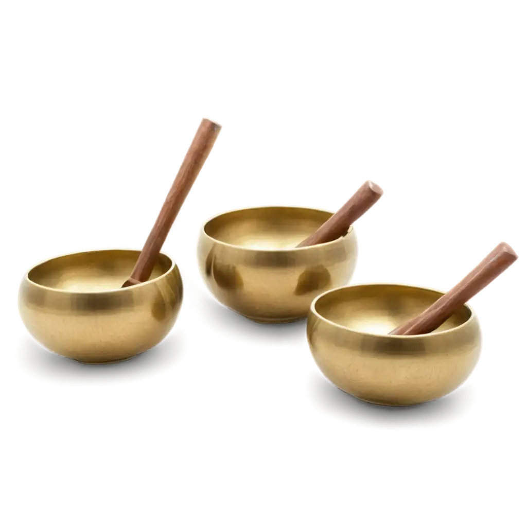 Singing-Tibetans-Bowls-Set-in-the-Paradise-PNG-HighQuality-Serene-Art-for-Peaceful-Spaces