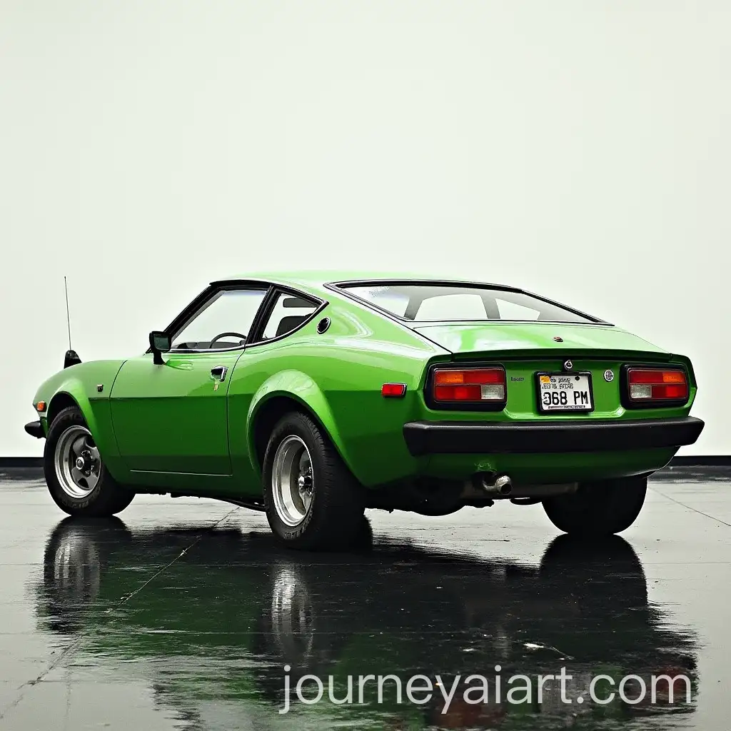 1974-Toyota-Celica-GT-Coupe-with-1974-Ford-Capri-Fastback-Roof-in-Green-and-Black