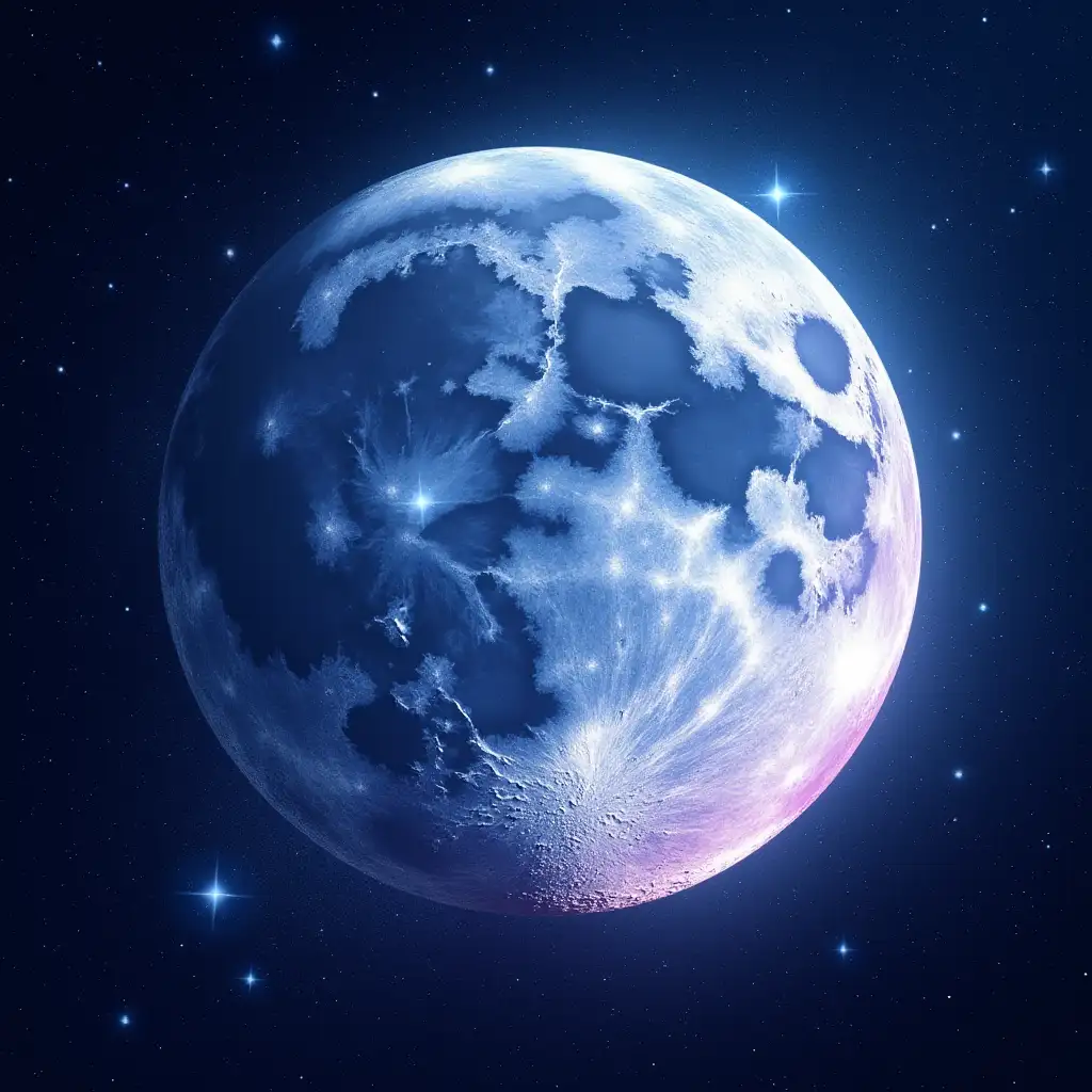 Cosmic-Night-Sky-with-Moon-and-Stardust-in-Blue-White-and-Purple-Hues