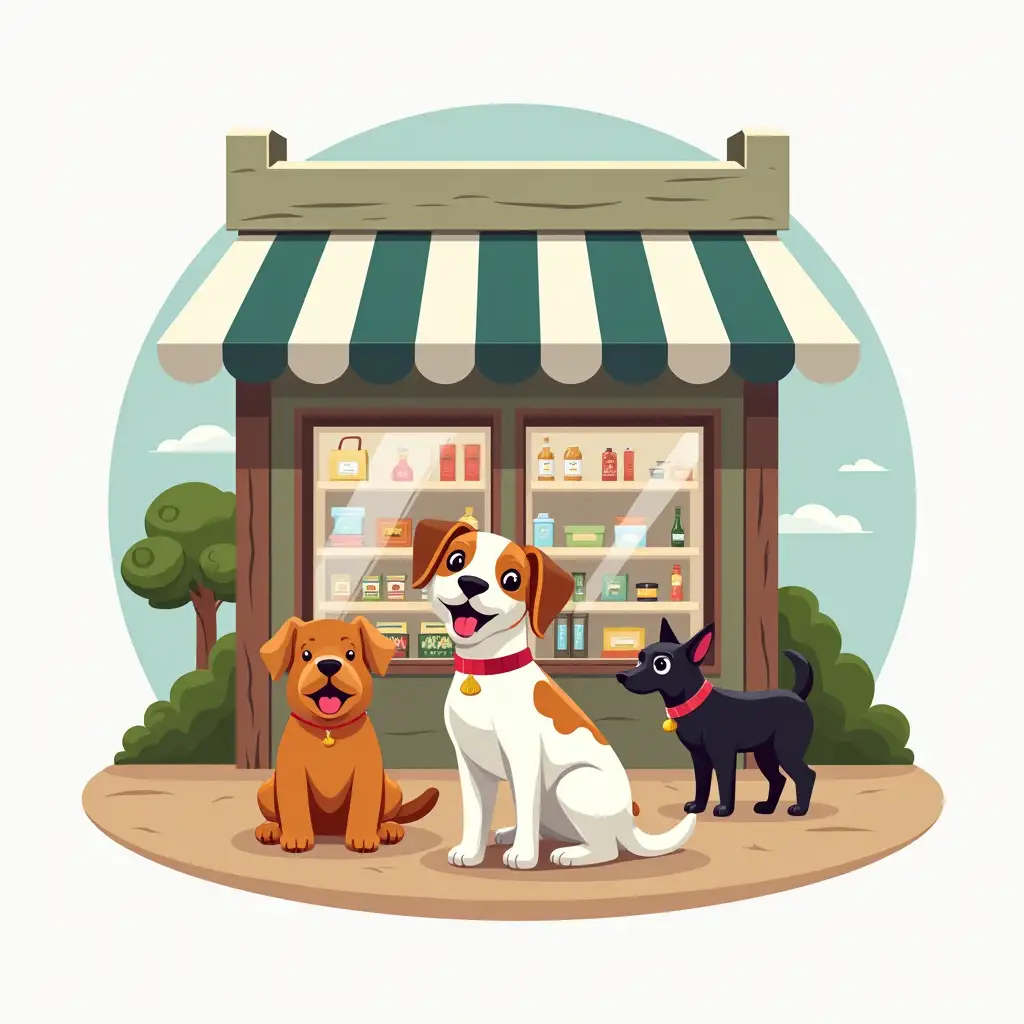 logo of a store selling dog goods