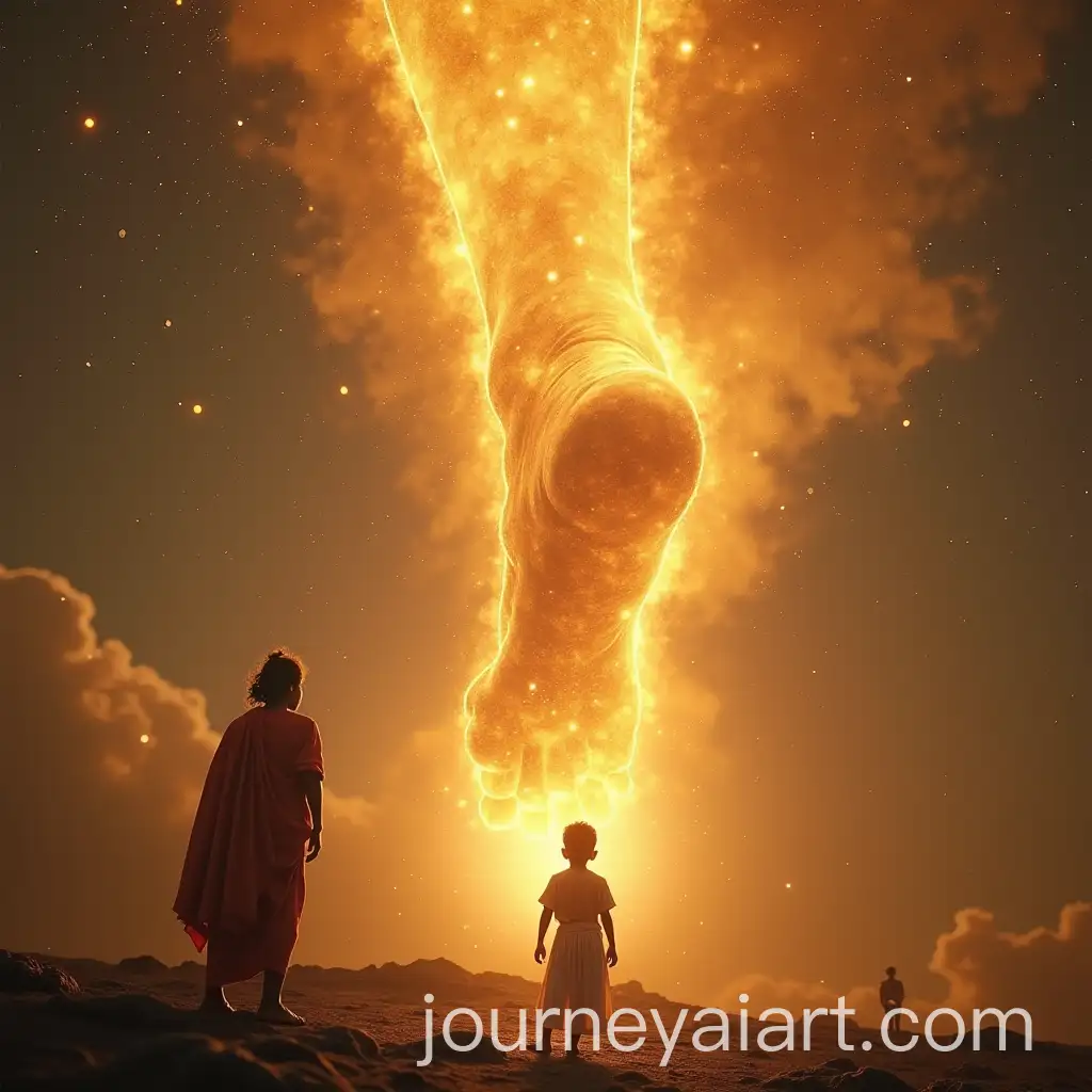 Young-Vamana-Expanding-into-Cosmic-Form-with-Brahma-and-King-Bali-in-Celestial-Scene