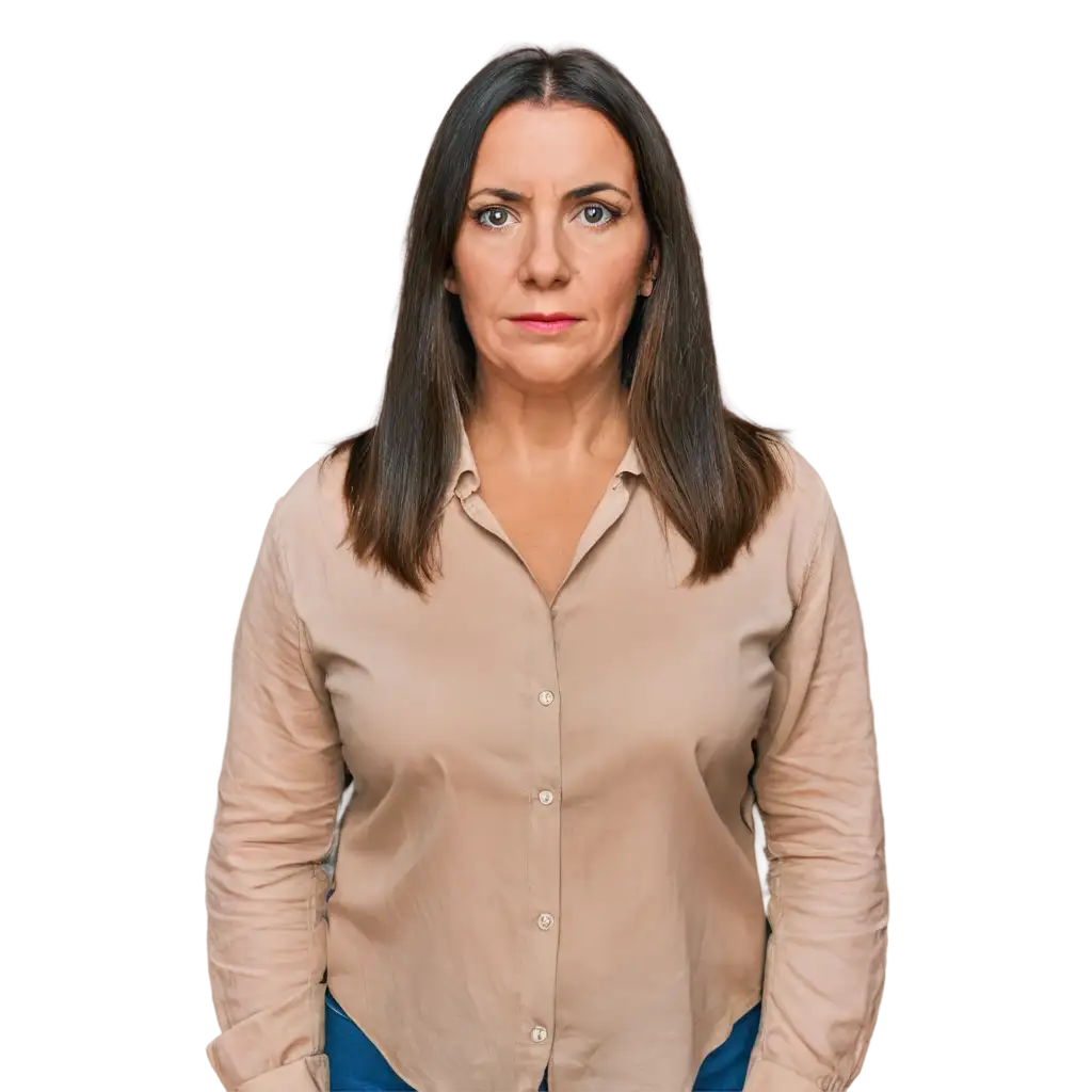 Ultrarealistic-PNG-Image-of-a-Mature-American-Woman-with-Unique-Facial-Features