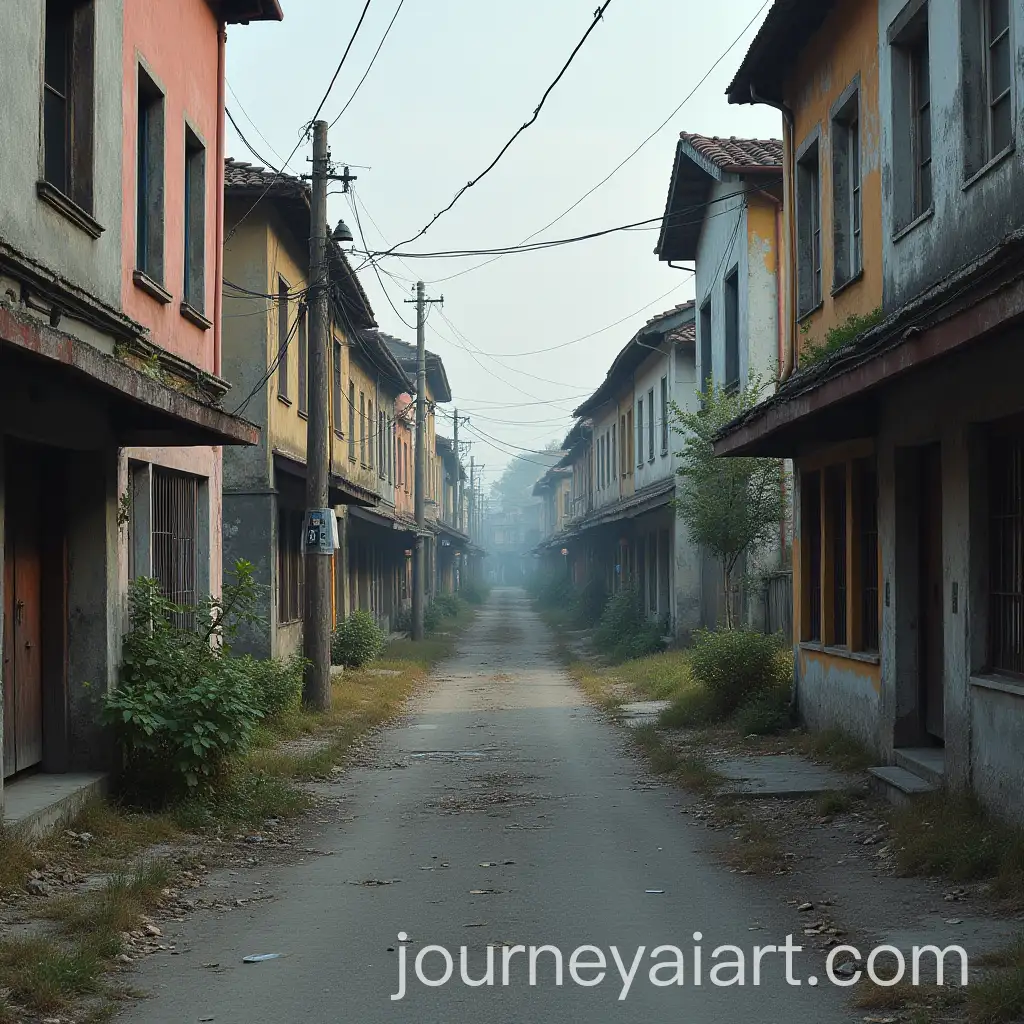 Abandoned-Town-with-Overgrown-Buildings-and-Forgotten-Streets