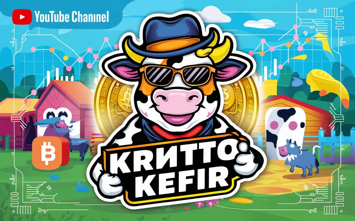 Cow-Mascot-Banner-for-Crypto-Kefir-YouTube-Channel