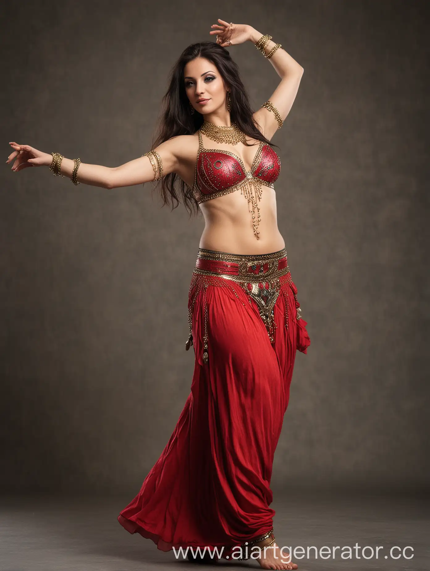 Elegant-Belly-Dancer-Performing-Traditional-Dance