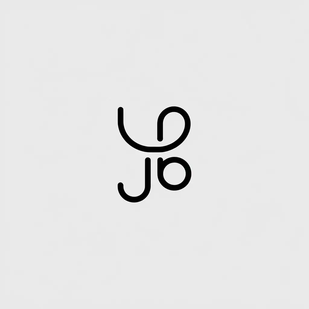 a vector logo design,with the text "YJB", main symbol:simplelogo,Minimalistic,clear background