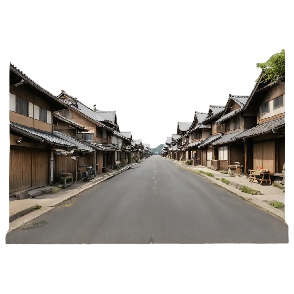 CinematicStyle-Japanese-Street-Scene-PNG-A-Detailed-Digital-Painting-of-PostWar-1940s-Urban-Life