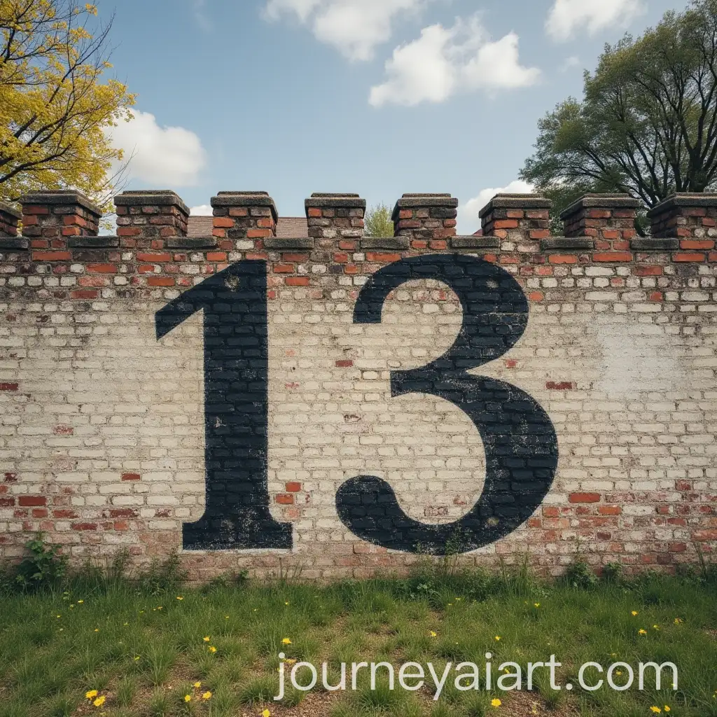 Graffiti-Wall-with-13-Written-in-UrbanAI-Image-Expansion-Setting