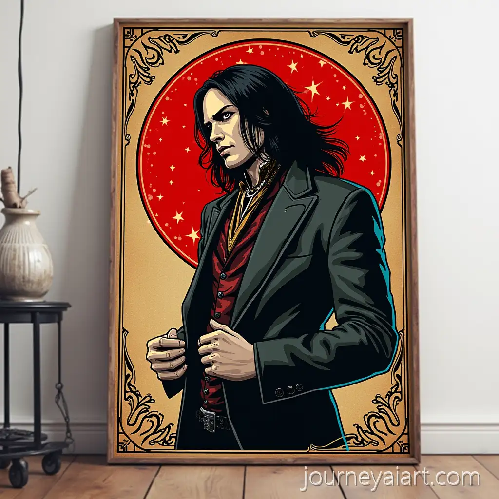 Vintage-Japanese-Poster-inVille-style-Japan-poster-Ville-Style-with-68cm-Height-and-48cm-Width