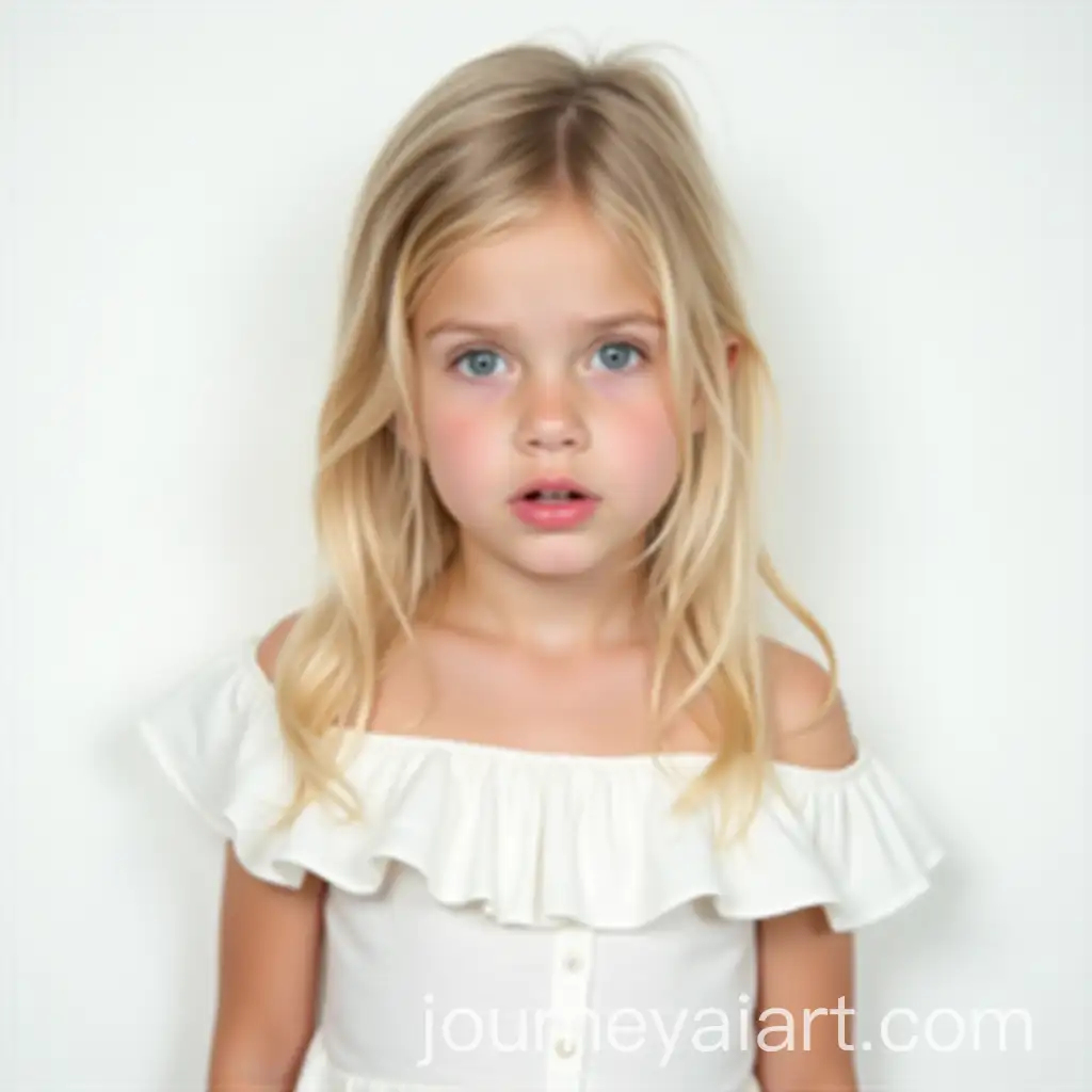 Portrait-of-a-Pretty-Blonde-Caucasian-SevenYearOld-Girl-in-White-Dress