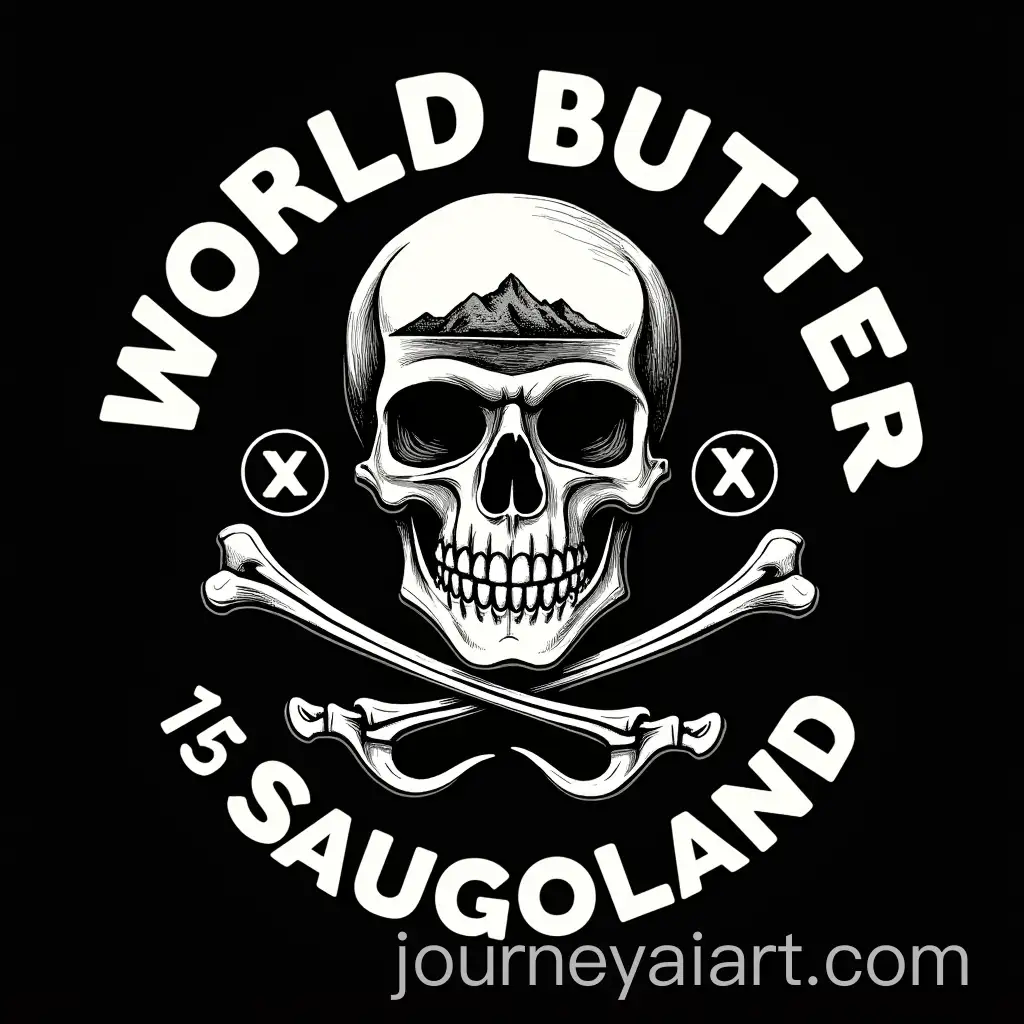 Punk-Rock-Style-Logo-for-World-Butter-Youth-Days-2025-with-Pirate-Skeleton-and-Heligoland-Island