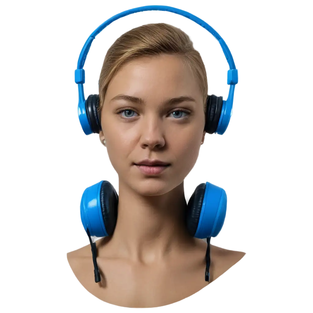 png head phone boat blue