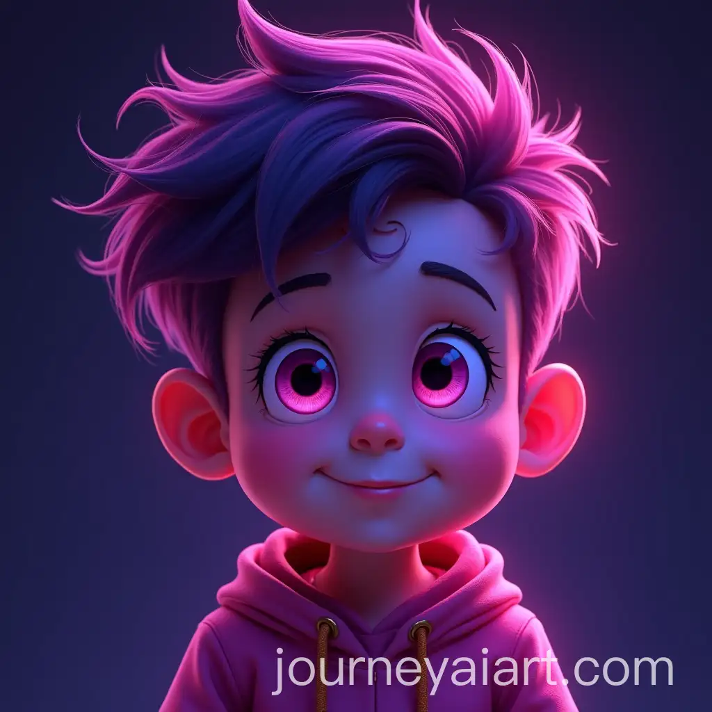 Adorable-Baby-Boy-with-Neon-Hair-and-Violet-Eyes-in-Cartoon-Style