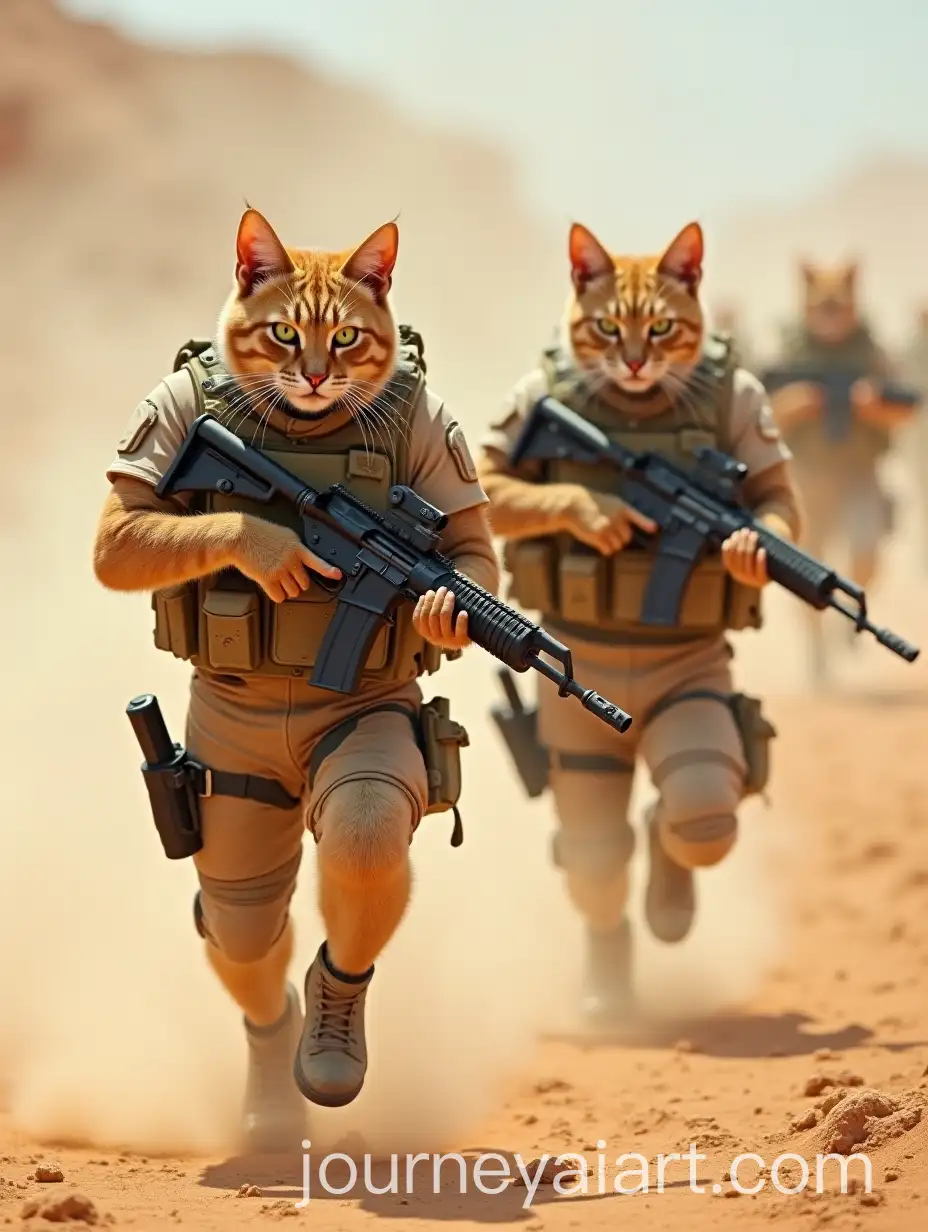 Humanoid-Cats-in-Tactical-Assault-on-Desert-Battlefield