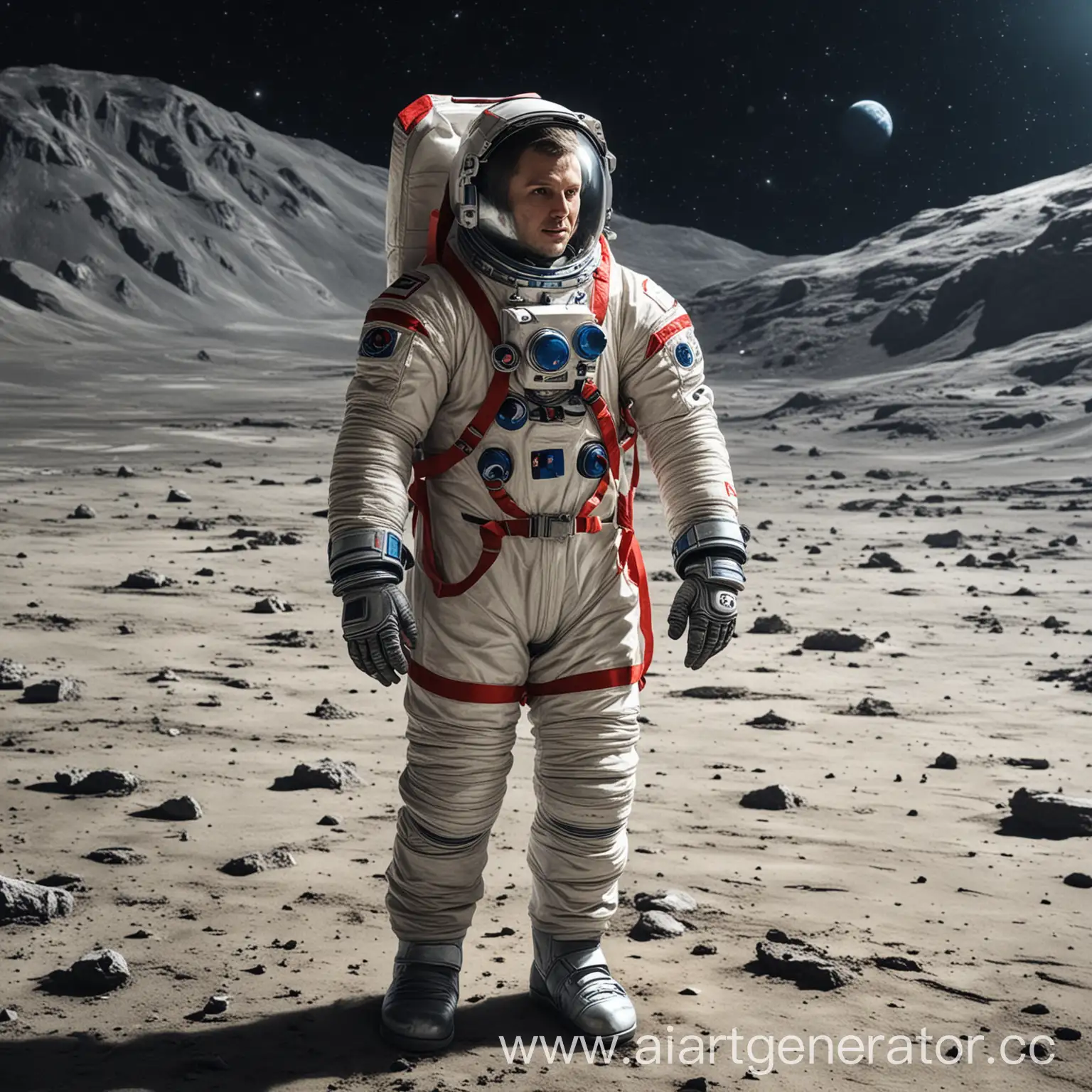 Spartak-Alexander-Sobolev-Attacking-on-Moon-in-Spacesuit